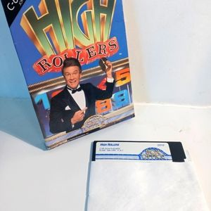 1987 VTG High Rollers From The Hit TV Game Show Commodore 64 128 C64 Box Office